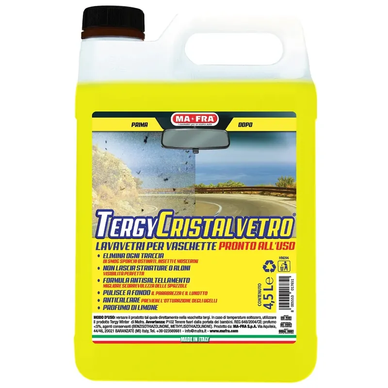 Liquido lavavetri Tergy Cristalvetro 4,5 l Speciale Aanbieding