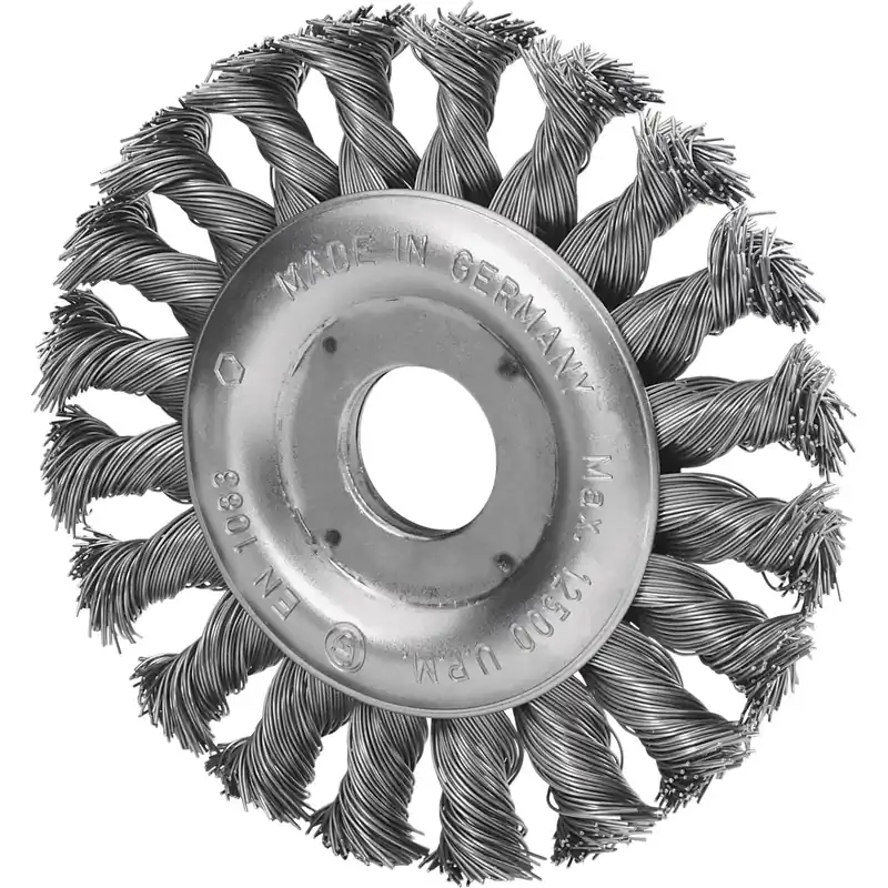 LUX-TOOLS spazzola tonda intrecciata Ø 115 mm x 22,23 mm Alleen Vandaag