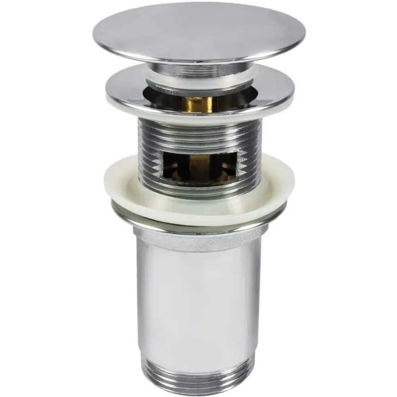 Tappo click-clack per lavabo tondo Click-Clack Idrostile universale cromo Seizoensaanbieding