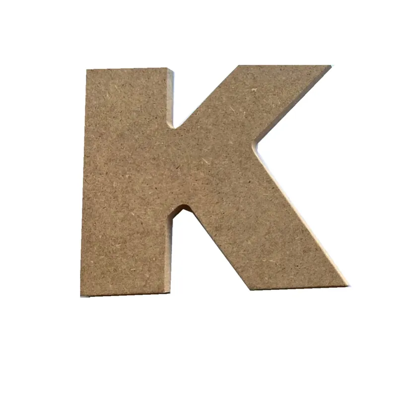 Lettera K h12 cm in MDF Goedkoop