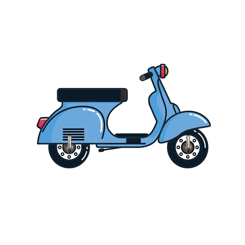 Hete Deal Gancio adesivo in mdf vespa 10 x 6 x 0,6 cm