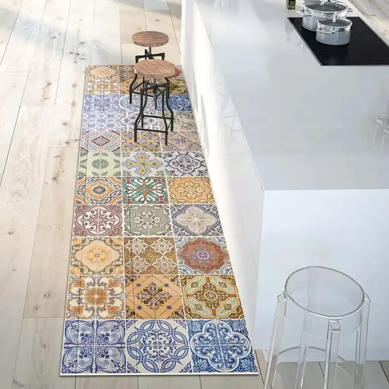 Weekendaanbieding Passatoia in Vinile Spring Tile Carpet 50x120 cm