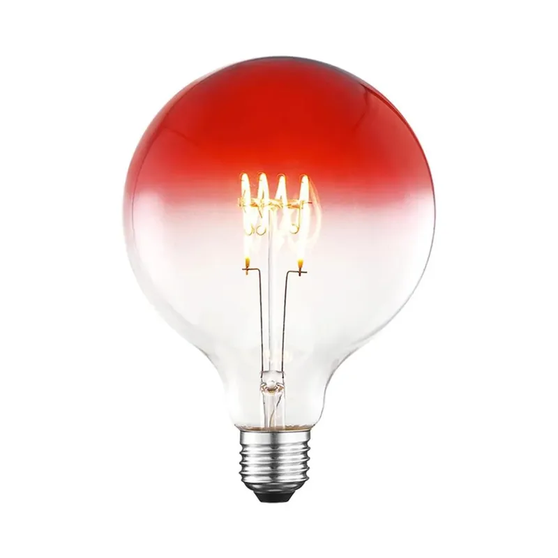 Lampadina LED E27 decorativa Globo 120 lm rosso Actieprijs