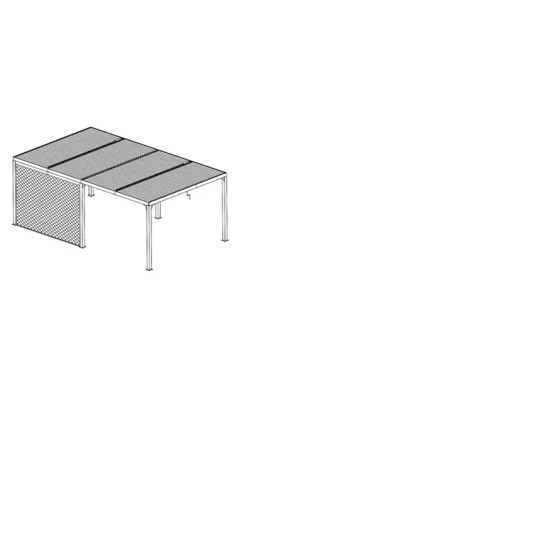 Tenda accessoria per pergola bioclimatica 3660 antracite Shop Nu