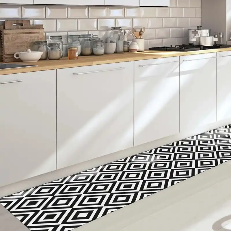 Weekendaanbieding Passatoia in Vinile Black & White 50x180 cm