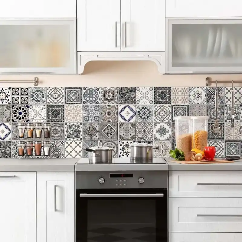 Favoriet Paraschizzi Autoadesivo ignifugo Azulejos Antichi 300x60 cm