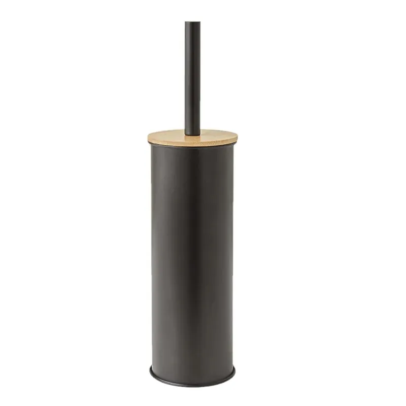 Alleen Vandaag Scopino bagno Kenta H 37,3 cm nero opaco/ bambù