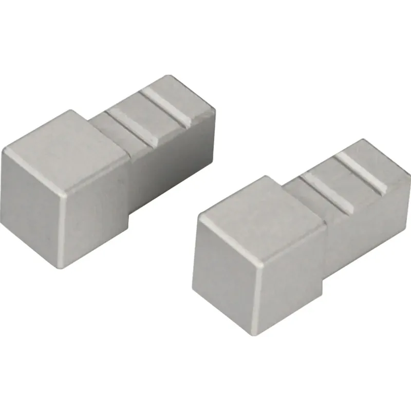 Tappi per profilo alluminio Arcansas Cubalu 10 mm argento 2 pz Bestel Nu