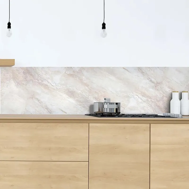 Nieuw Paraschizzi Autoadesivo ignifugo Beige Marble 260x60 cm