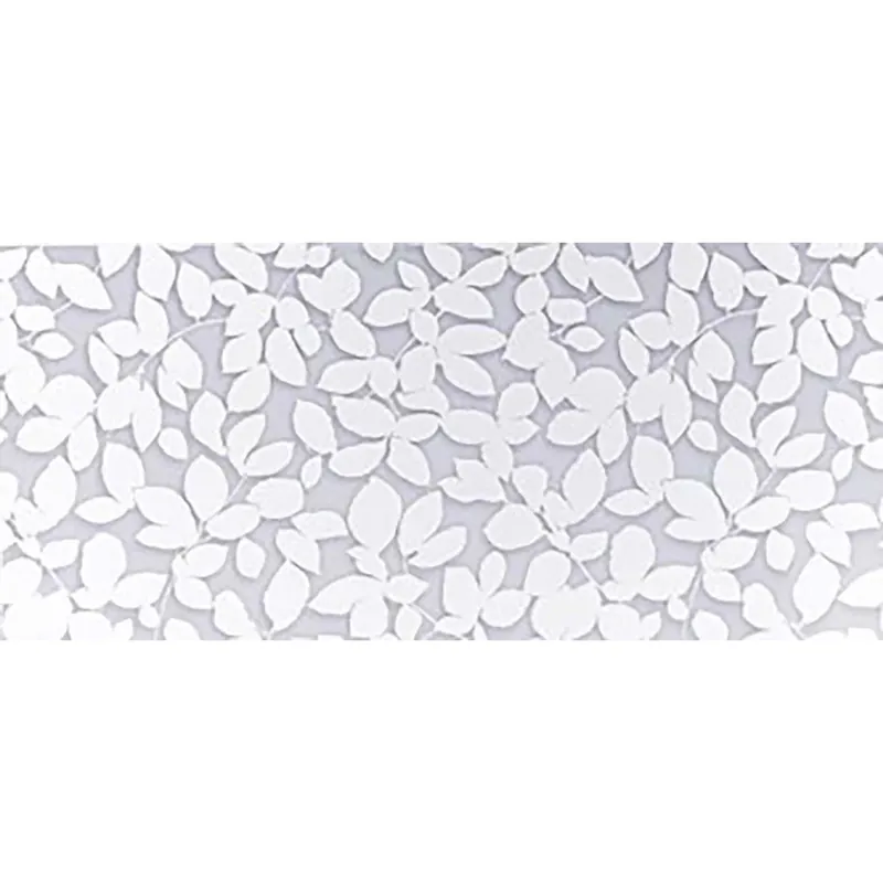 Rotolo pellicola elettrostatica Fantasia Foglie Bianche 675 cm x 2 mt Koop Vandaag