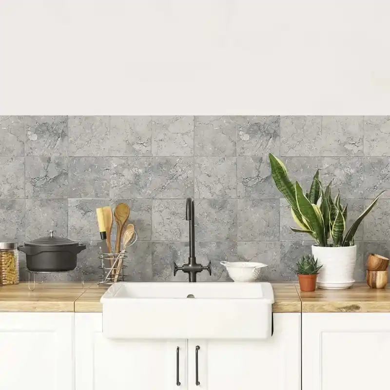 Uitverkoop Paraschizzi Autoadesivo ignifugo Stone Tiles 190x60 cm