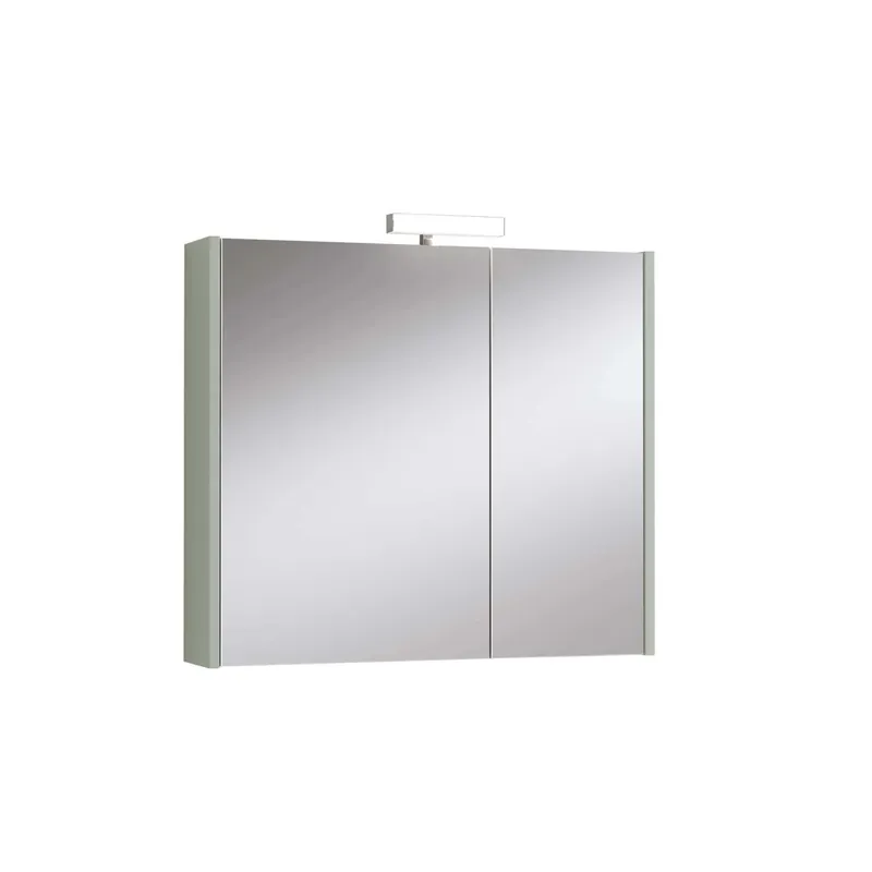 Aanbieding Mobile bagno specchiera contenitore 60 cm 1 anta Verde timo