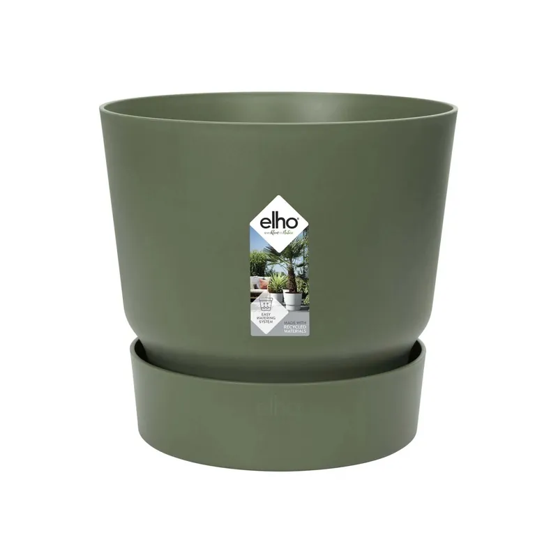Direct Verzonden Vaso Elho Greenville Round Verde Ø 24 x B 24 x H 23 cm esterno