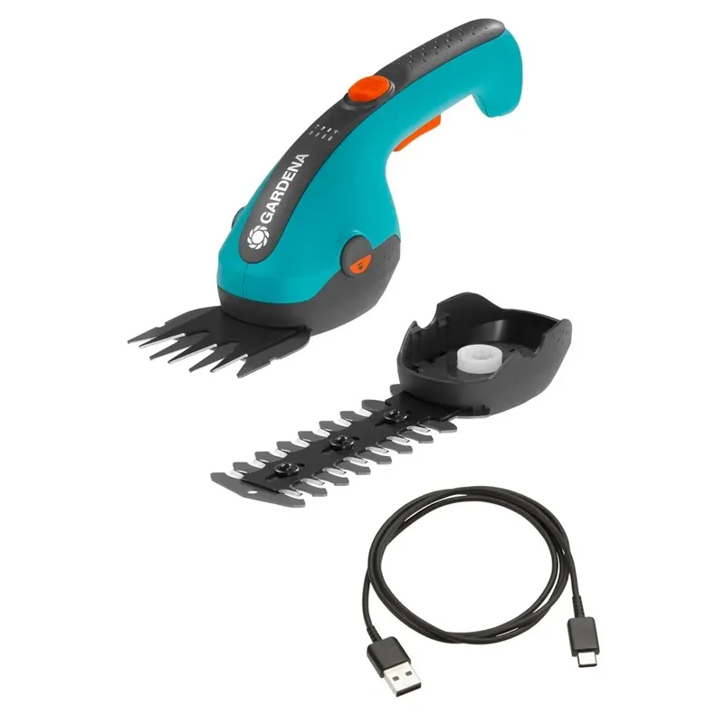 Set cesoie tagliaerba / cespugli a batteria Gardena ClassicCut Li con cavo USB-C Koop Vandaag