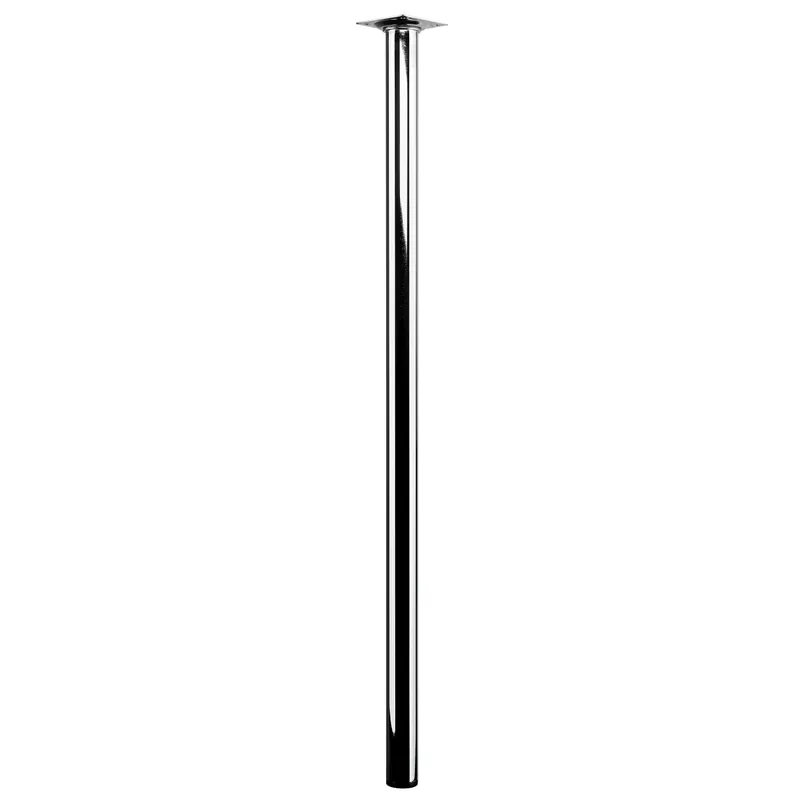 Lage Prijs Gamba da tavolo con piastra di montaggio Hettich Ø 30 x H 700 mm cromata