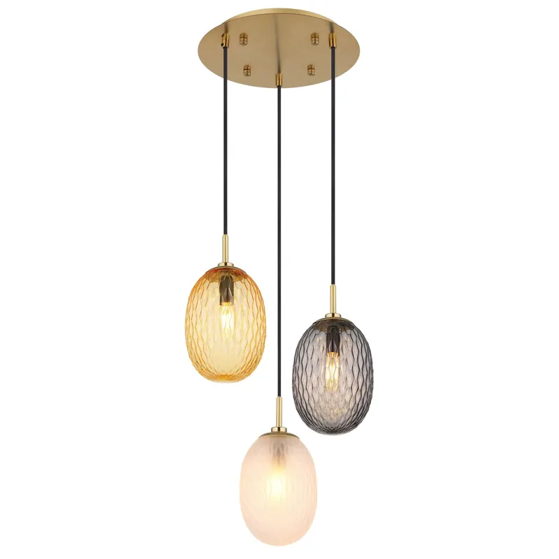 Sospensione Devin 3 luci Ø 360x1200 mm Snelle Levering