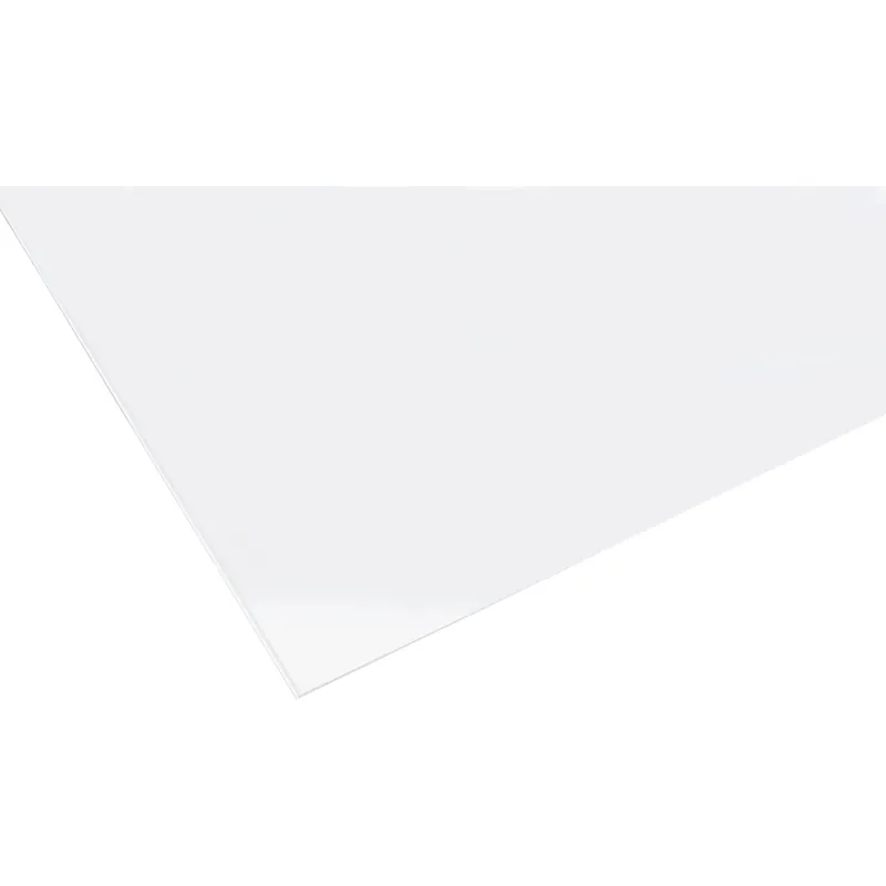 Lastra in vetro sintetico liscio Poliver 50x100 cm sp 5 mm trasparente Op = Op