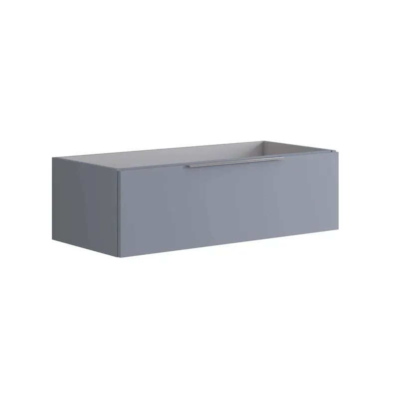 Seizoensaanbieding Mobile bagno base lavabo Bali 100 cm 1 cassetto Indaco Opaco
