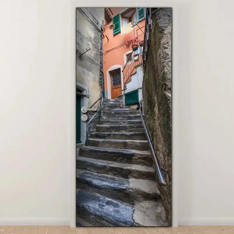 Populair Decorazione Autoadesiva per porta Liguria 210x83 cm
