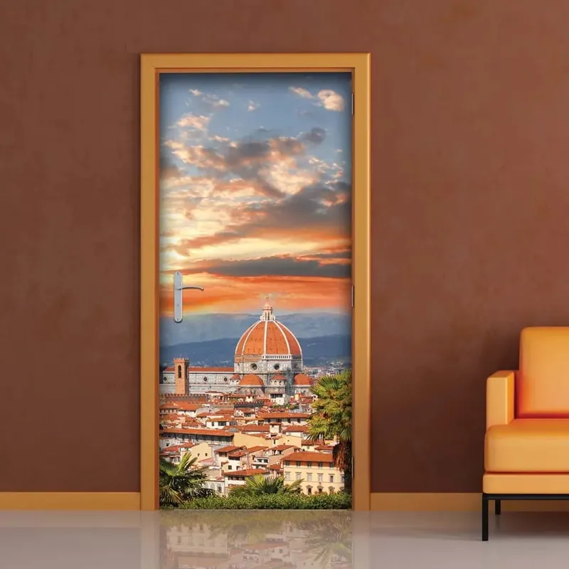 Decorazione Autoadesiva per porta Florence 210x83 cm Merkproduct