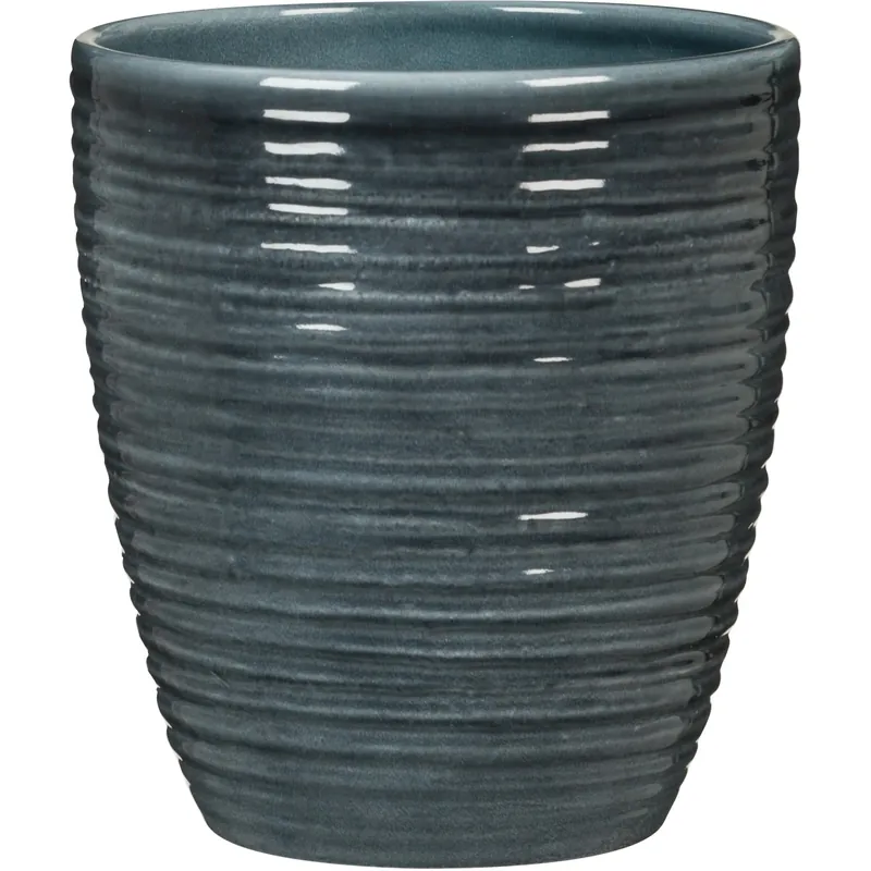 Portavaso per orchidee Scheurich 669 Ø 12,3 cm petrolio Express Levering