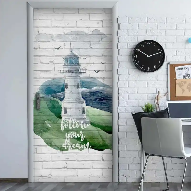 Decorazione Autoadesiva per porta Lighthouse 210x83 cm Beste Prijs