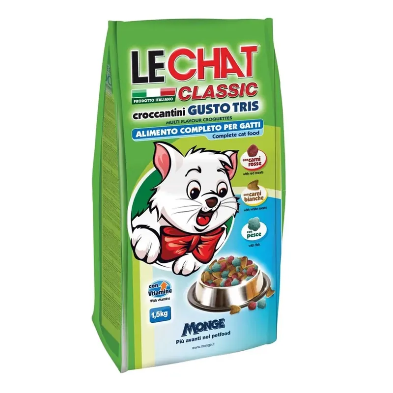 Croccantini LeChat Gusto Tris 1,5 kg Koopje