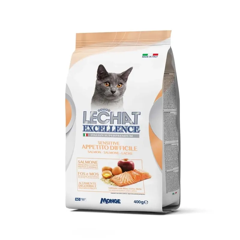 Alimento completo per gatti con appetito difficile LeChat Excell Sensitive 400 g Koop Online