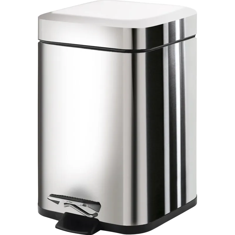 Cestino da bagno Argenta in metallo 3 l cromo Laatste Versie