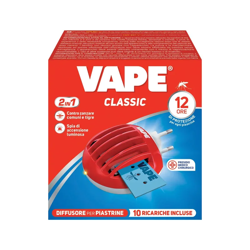 Antizanzare elettroemanatore spina Vape con 10 piastrine Koopje
