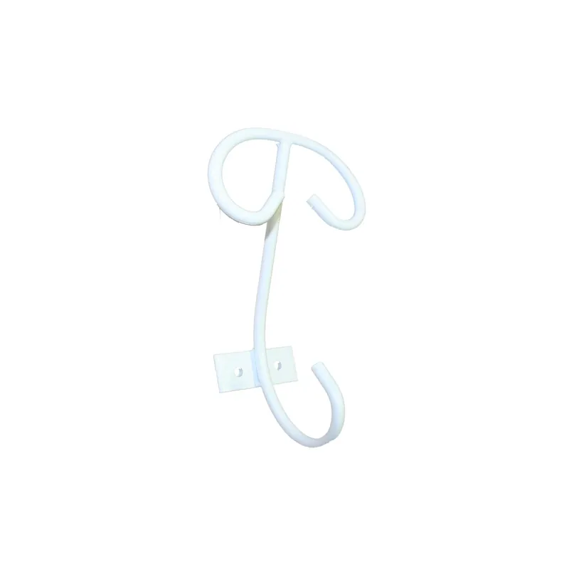 Appendi abiti ferro battuto leggero 1 posto bianco opaco 225x122 mm Voordeelprijs
