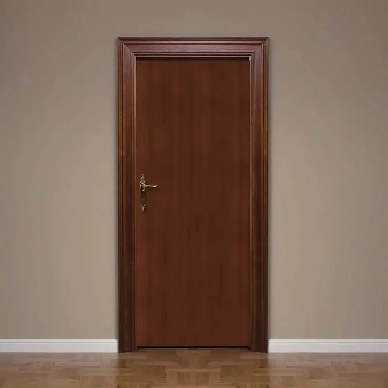 Decorazione Autoadesiva per porta Walnut Dark Wood 210x83 cm Actieprijs