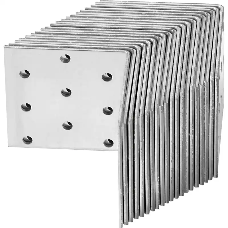 Connettore ad angolo per legno 60x60x60 mm zincato 20 pz Korting