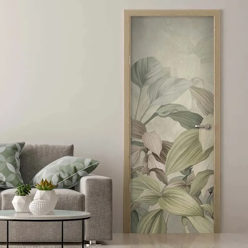 Decorazione Autoadesiva per porta Equatorial Rain Forest 210x83 cm Direct Verzonden