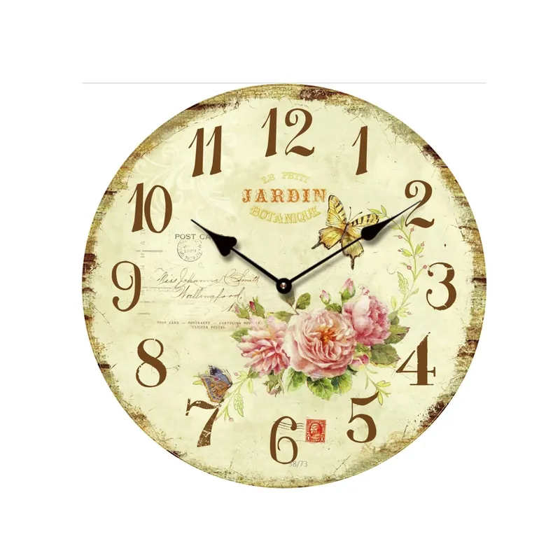 Lage Prijs Orologio da parete Flowers Ø 34 cm
