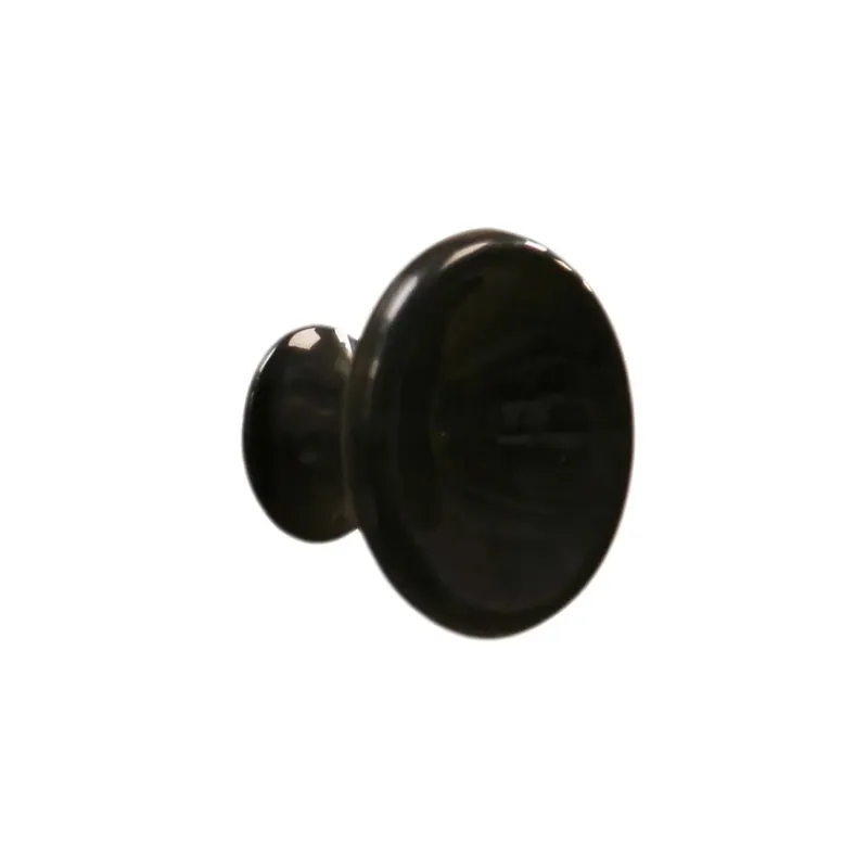 Set 2 pomoli in plastica Ø 40 mm nero Tijdelijk Beschikbaar