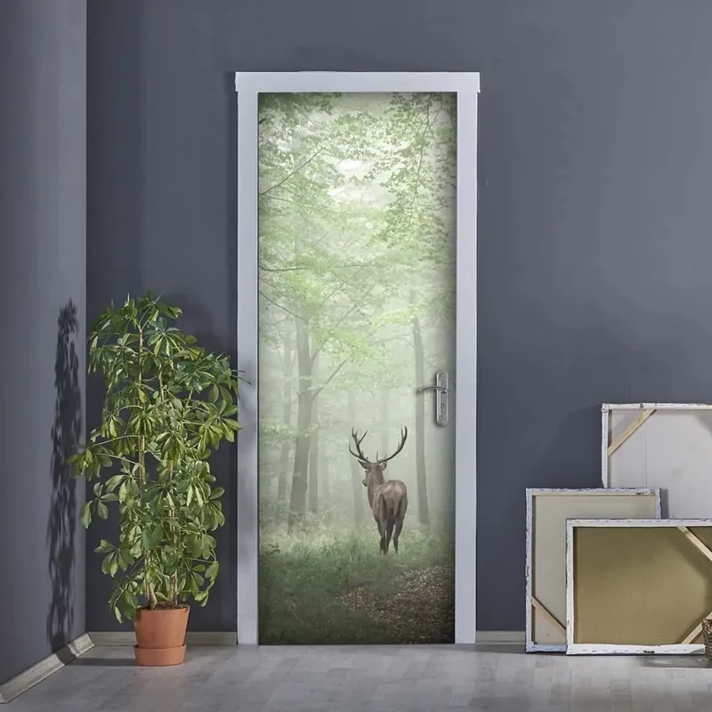 Decorazione Autoadesiva per porta Northwoods 210x83 cm Koop Online