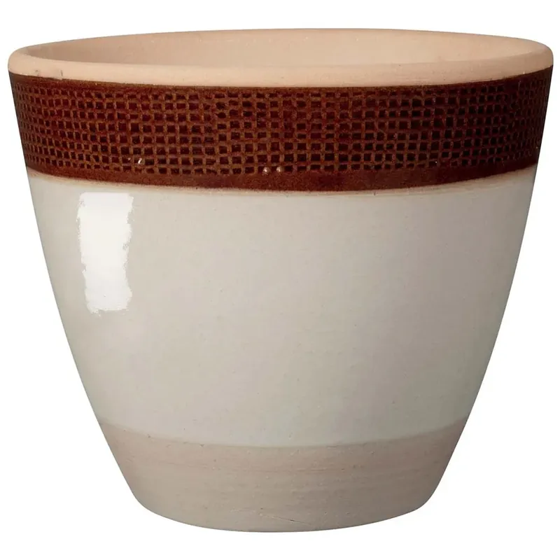 Nieuw Vaso in terracotta smaltata Shadow Deroma Ø 39 cm
