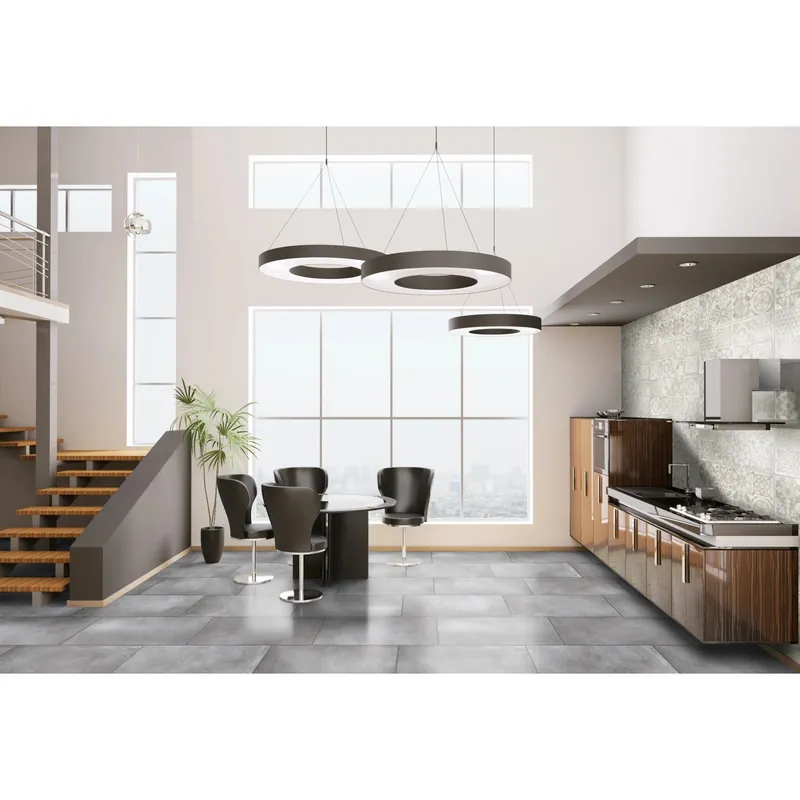 Shop Nu Piastrella in gres porcellanato Design grigio 60,4x30,2 cm 1,65 m²
