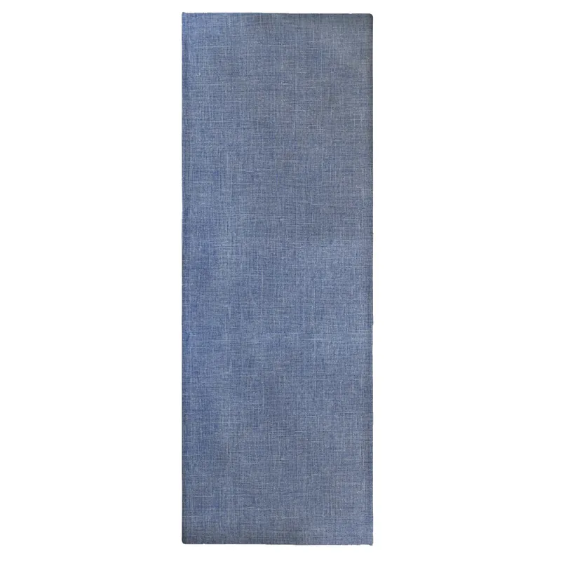 Runner da tavolo in cotone azzurro 138x40 cm Goedkoop
