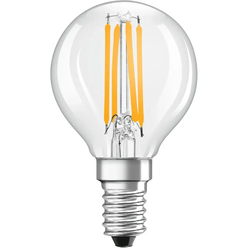 Laatste Kans Lampadina LED Super Efficient E14 forma a sfera Osram 470lm chiaro