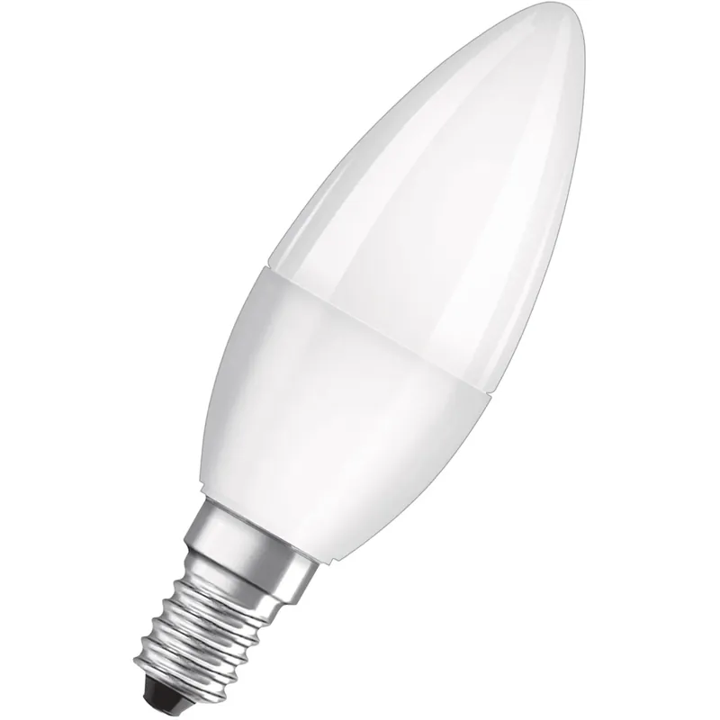 Tijdelijk Beschikbaar Lampadina LED E14 forma a candela Bellalux 470lm bianco caldo