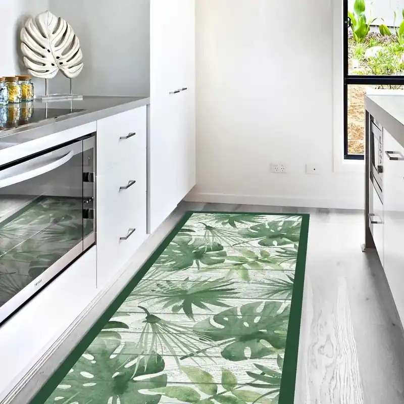 Passatoia in Vinile Green Tropical 50x120 cm Flitsaanbieding