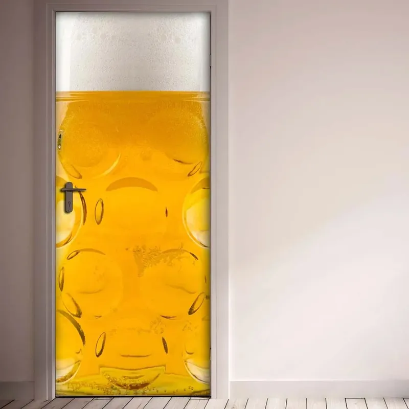 Decorazione Autoadesiva per porta Beer 210x83 cm Meest Verkocht