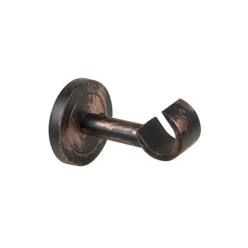 Dagaanbieding Supporto bastone tenda monoblocco aperto nero Ø 20 mm