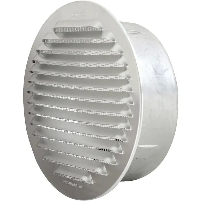 Koop Vandaag Griglia di aerazione tonda in alluminio da incasso Ø 140 mm