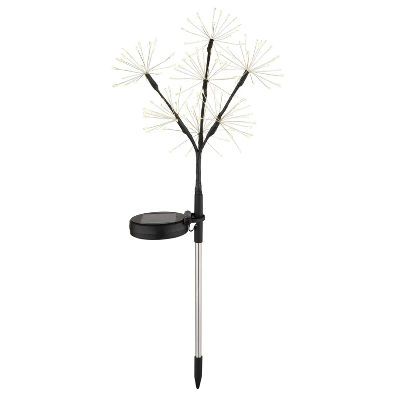 Lampada solare acciaio inossidabile 140xLED 600mAh 1,2V IP44 Ø250xH600 mm Tijdelijk Beschikbaar