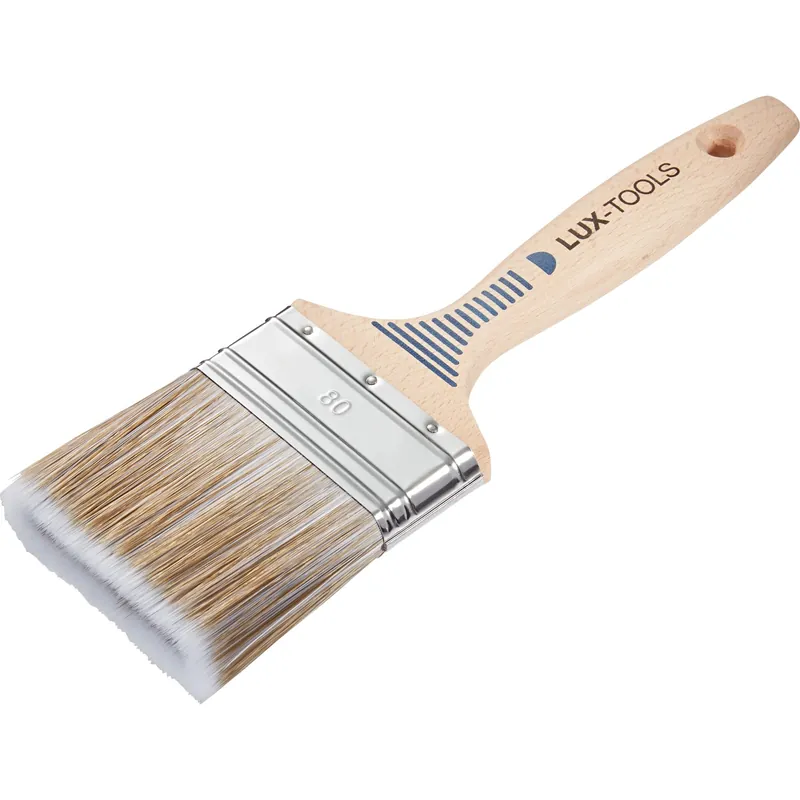Beperkte Voorraad Pennello piatto per velatura LUX-TOOLS con serbatoio pittura 80x9 mm