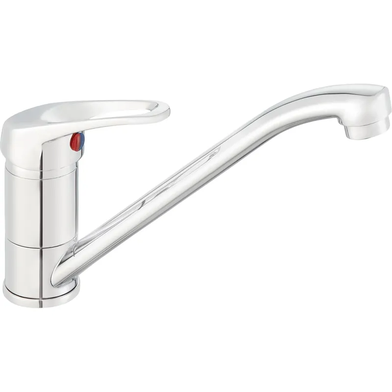 Gecertificeerd Rubinetto cucina monocomando Foglia cromo