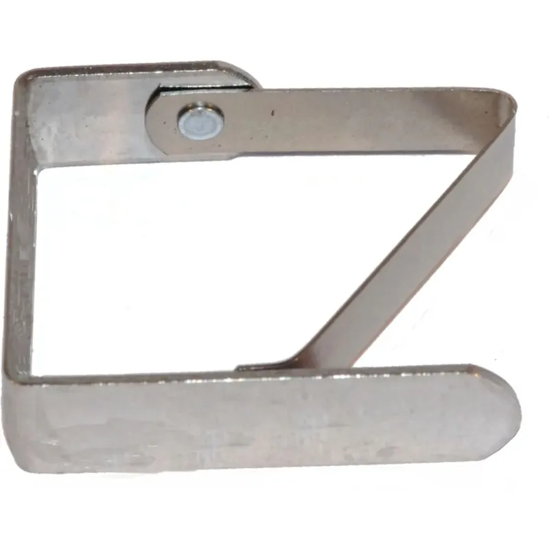 Voordeelprijs Clip a molla fermatovaglia in accaio inox 40 mm x 15 mm x 55 mm 4 pz